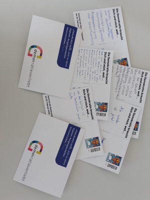 Postkartenaktion Bundestagswahl